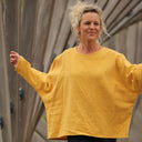 Blouse Naomie - lin stone wash jaune ocre