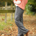 Pantalon Nestor - Coton/lin gris ardoise