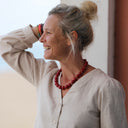 Collier Équinoxe – Rouge & Doré