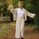 Pantalon Alex - Velours côtelé blanc cassé