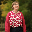 Blouse Naomie - Viscose Fleur Grenade