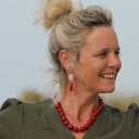 Collier Équinoxe – Rouge & Doré