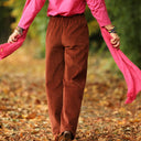 Pantalon Nestor - Velours côtelé écureuil