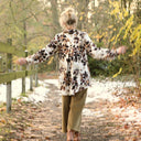 Chemise Caroline - Viscose Fleurs de Moka