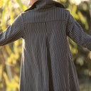 Robe Carole – Rayures Marinière nocturne