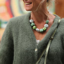 Collier Aurore – Vert & Doré