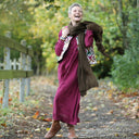 Robe Aurélia - Sergé de viscose Cerise noire