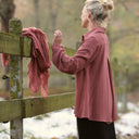 Chemise Caroline - Viscose/Lin Rose boisé