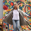 Manteau Taïma - gris lumière