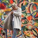 Manteau Taïma - gris lumière