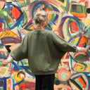 Sweat Ferdinand - vert kaki - version longue