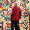 Sweat Ferdinand - cerise noire - version longue