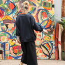 Sweat Ferdinand - bleu marine - version longue