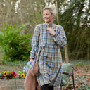 Robe Allegra - Tartan carreaux bleuté