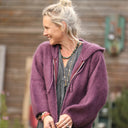 Gilet capuche Tulia - Prune