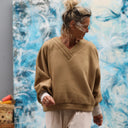 Sweat Ferdinand - camel - version courte