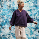 Sweat Ferdinand - prune - version courte