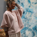 Sweat Ferdinand - rose dragée - version courte