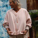 Sweat Ferdinand - rose dragée - version courte