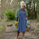 Robe Allegra - jean de coton bleu