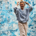 Sweat Ferdinand - bleu céleste - version courte