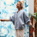 Sweat Ferdinand - bleu céleste - version courte