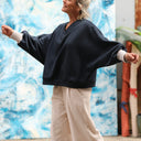 Sweat Ferdinand - bleu marine - version courte