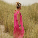 Robe Laëtitia - lin rose fluo