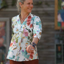 Blouse Isabeau - satin de coton Aquarelle