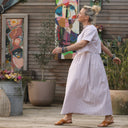 Robe Monique et son boléro vichy ficelle