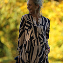 Robe Aurélia - Viscose vague graphique