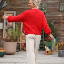 Gilet Sélène -Rouge éclat