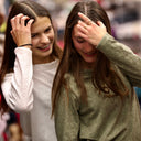 Blouse  Clarisse - Jersey brodé kaki