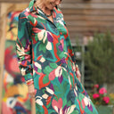 Robe Pensée - Satin de coton Couleurs de saison