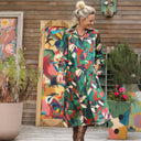 Robe Pensée - Satin de coton Couleurs de saison