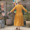 Robe Manon - lin ocre