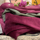 Pantalon Brieuc velours côtelé bordeaux