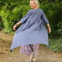 Robe Diane - Lin bleu brume