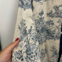 Prototype - veste motif toile de jouy bleu et blanc A9