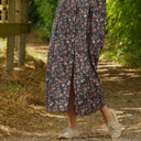Robe Diane - Coton feuillages