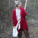 Gilet Naïs - Rouge carmin