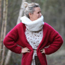 Gilet Naïs - Rouge carmin