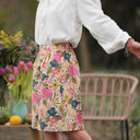 Bermuda Eline Toile de coton Jardin éclatant | Quintessence