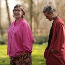 Blouse Miléna - lin fushia