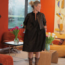 Boléro Ange - Gravure botanique noire/dorée