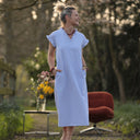 Robe Acacia coton rayé océan | Quintessence