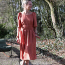 Robe Iloé – Lin terracotta