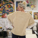 Le Poncho Douillet Pétronille - fourrure miel