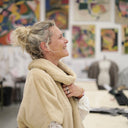 Le snood Douillet Nilo - fourrure miel - hauteur 14cm