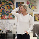 Blouse  Fantine - Double gaze de coton blanc cassé